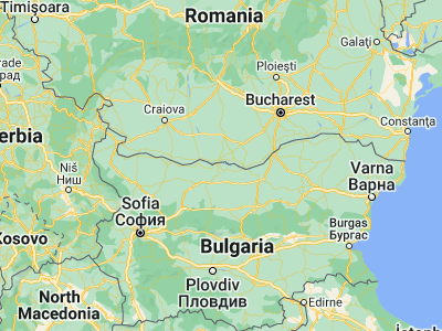 Map showing location of Nikopol (43.7, 24.9)