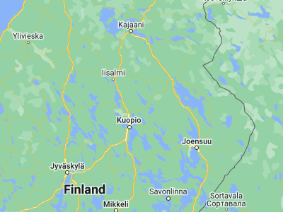 Map showing location of Nilsiä (63.2, 28.08333)