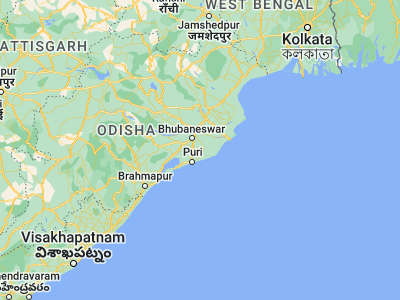 Map showing location of Nimāparha (20.06667, 86.01667)