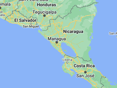 Map showing location of Nindirí (12.00386, -86.12128)