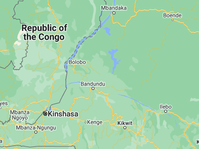 Map showing location of Nioki (-2.71667, 17.68333)