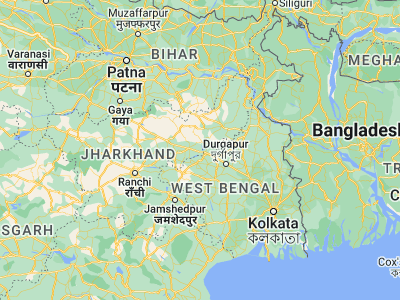 Map showing location of Nirsā (23.78333, 86.71667)