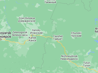 Map showing location of Nizhnyaya Poyma (56.1643, 97.2065)