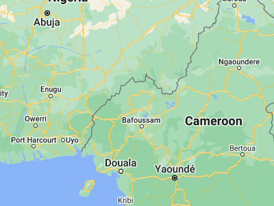 Map showing location of Njinikom (6.23333, 10.28333)