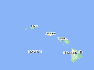 Map showing location of Nānākuli (21.39056, -158.15472)