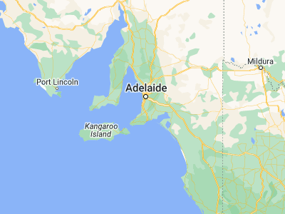 Map showing location of Noarlunga (-35.18333, 138.5)