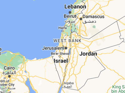 Map showing location of Nof Ayalon (31.87111, 34.99081)
