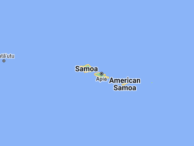 Map showing location of Nofoali‘i (-13.8217, -171.95873)