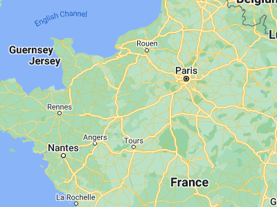 Map showing location of Nogent-le-Rotrou (48.31667, 0.83333)