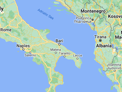 Map showing location of Noicattaro (41.03383, 16.98959)