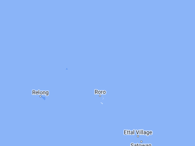 Map showing location of Nomwin (8.43, 151.748)