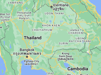 Map showing location of Non Daeng (15.41061, 102.54025)