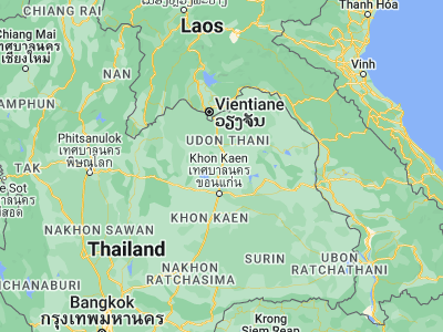 Map showing location of Non Sa-at (16.97914, 102.8937)