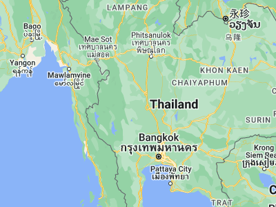 Map showing location of Nong Chang (15.39147, 99.84147)