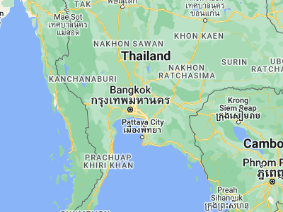 Map showing location of Nong Chok (13.85585, 100.86216)