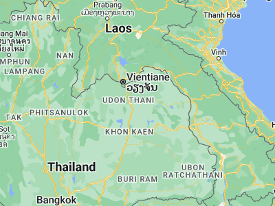 Map showing location of Nong Han (17.36083, 103.10533)