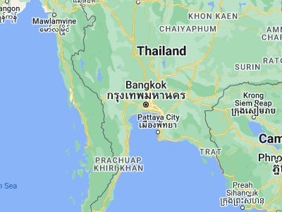 Map showing location of Nong Khaem (13.70528, 100.34923)