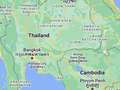 Map showing location of Nong Ki (14.68679, 102.538)