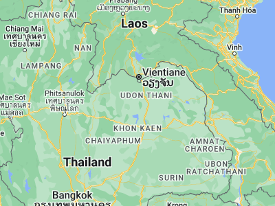 Map showing location of Nong Wua So (17.16261, 102.57272)