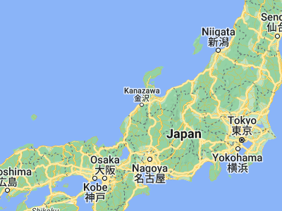 Map showing location of Nonoichi (36.53333, 136.61667)