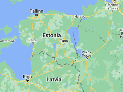 Map showing location of Nõo (58.27556, 26.5375)