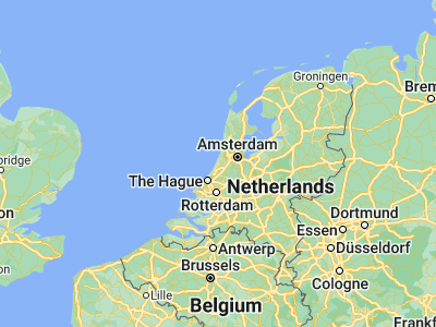 Map showing location of Noordwijkerhout (52.26167, 4.49306)