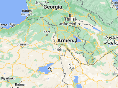 Map showing location of Nor Armavir (40.08563, 43.99242)