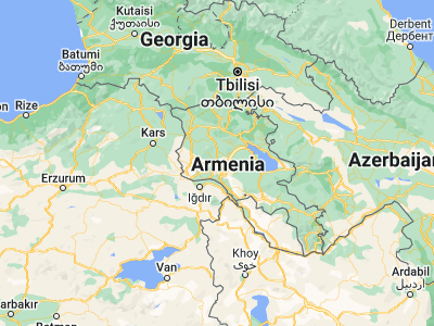 Map showing location of Nor Yerznka (40.31356, 44.40483)