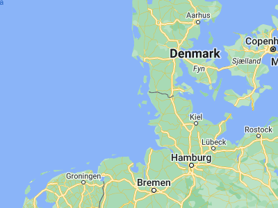 Map showing location of Norddorf (54.67969, 8.33296)