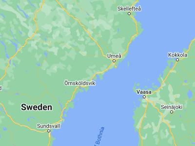Map showing location of Nordmaling (63.56852, 19.50244)