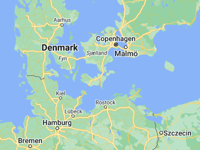 Map showing location of Nørre Alslev (54.89784, 11.88414)