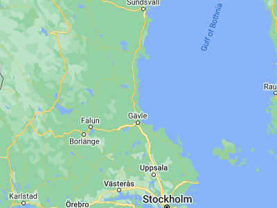 Map showing location of Norrsundet (60.95, 17.13333)