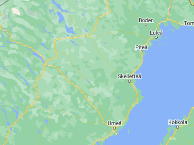 Map showing location of Norsjö (64.91206, 19.48153)