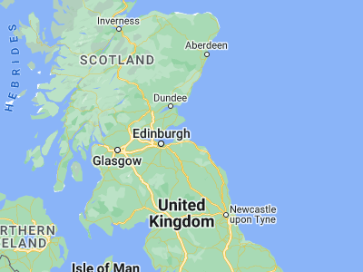 Map showing location of North Berwick (56.05825, -2.7229)