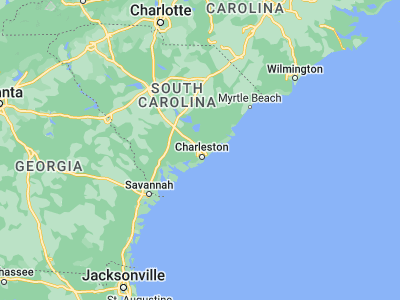 Map showing location of North Charleston (32.88856, -80.00751)