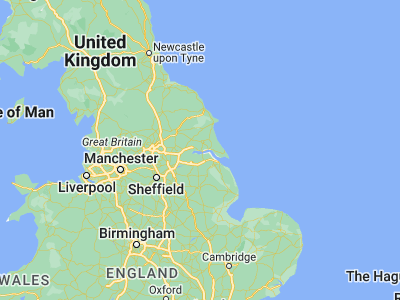 Map showing location of North Ferriby (53.72124, -0.5052)