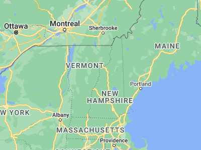 Map showing location of North Haverhill (44.09034, -72.02648)