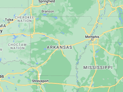 Map showing location of North Little Rock (34.76954, -92.26709)