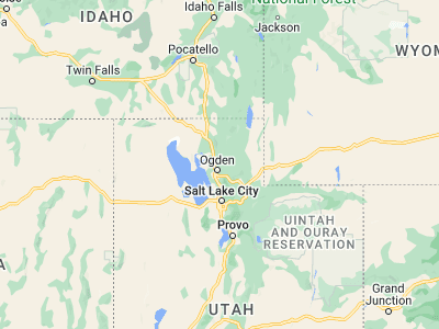 Map showing location of North Ogden (41.30716, -111.96022)