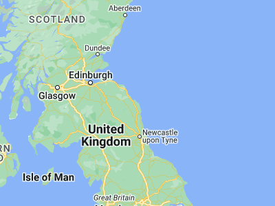 Map showing location of North Sunderland (55.57688, -1.66436)