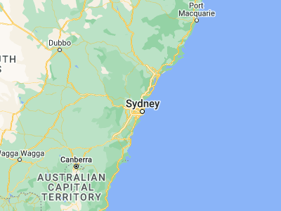 Map showing location of North Turramurra (-33.71345, 151.14726)