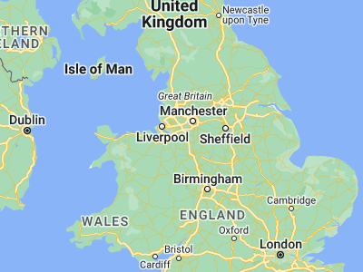 Map showing location of Northwich (53.26138, -2.51225)