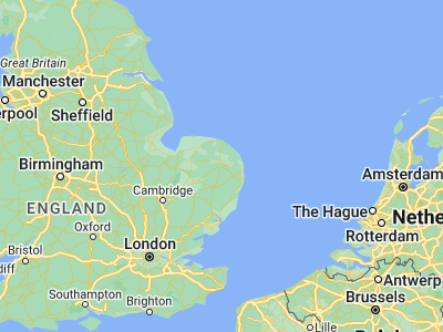 Map showing location of Norwich (52.62783, 1.29834)