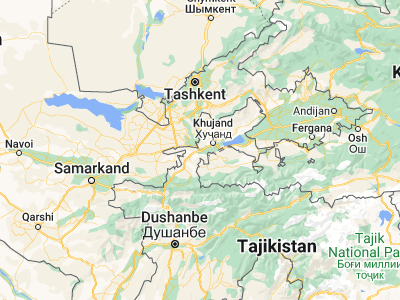 Map showing location of Nov (40.1522, 69.37076)