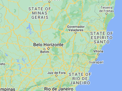 Map showing location of Nova Era (-19.75, -43.0375)