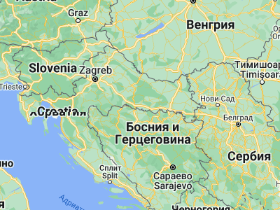 Map showing location of Nova Gradiška (45.255, 17.38306)