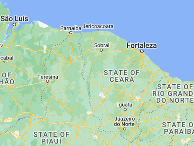 Map showing location of Nova Russas (-4.70667, -40.56306)
