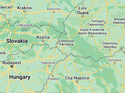 Map showing location of Nove Davydkovo (48.44133, 22.62164)