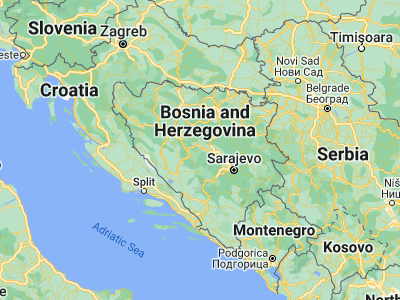 Map showing location of Novi Travnik (44.17133, 17.65816)