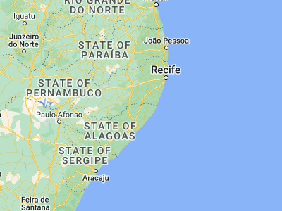 Map showing location of Novo Lino (-8.915, -35.64667)